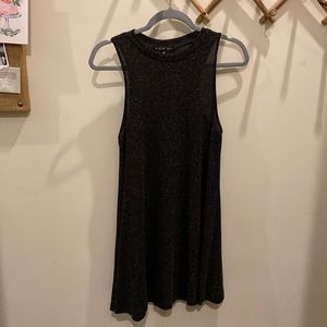 Heather Black Shirt Dress